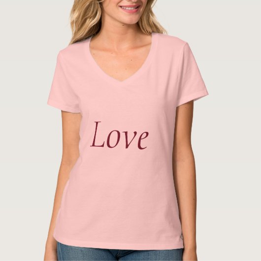 Liebe-Shirt T-Shirt (Vorderseite)