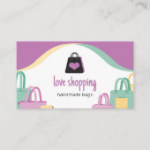 Liebe Shopping Bags Visitenkarte (Vorderseite)
