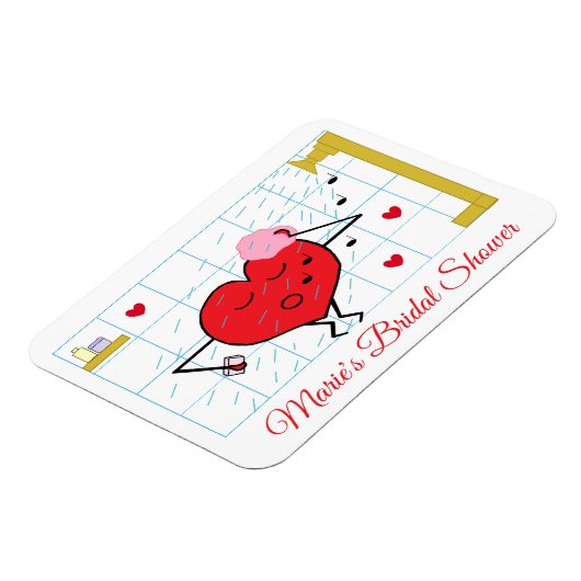 Liebe Shower Bridal Magnet (Linke Seite)