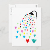 "Liebe Shower" Postkarte (Vorne/Hinten)