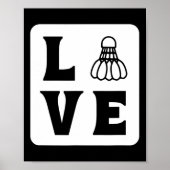 Liebe Shuttle Dminton Poster (Vorne)