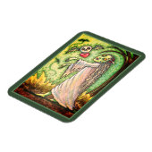 LIEBE SICK GIRL ZOMBIE NACH IHREM HERZ, WEISS MAGNET (Linke Seite)