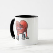 Liebe Sick Heart Tasse (Vorderseite Links)