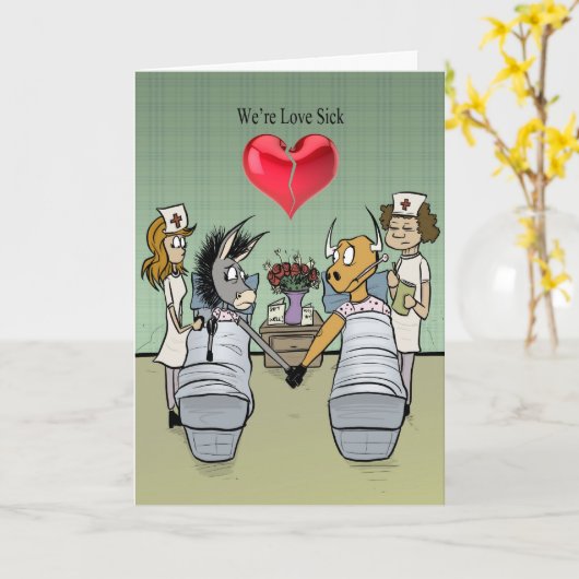 Liebe Sick Karte (Gelbe Blume)