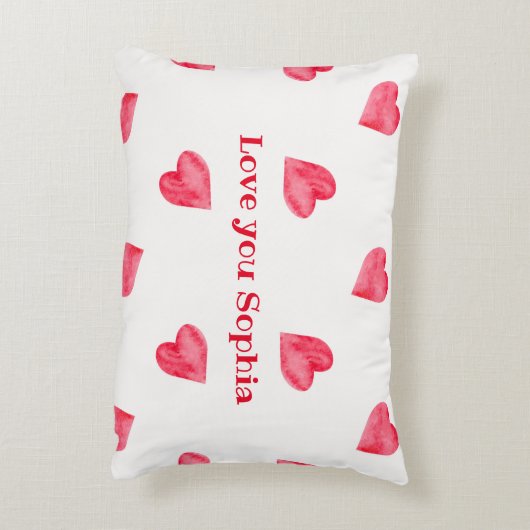 Liebe Sie Akzent Pillow Dekokissen (Rückseite(Vertikal))