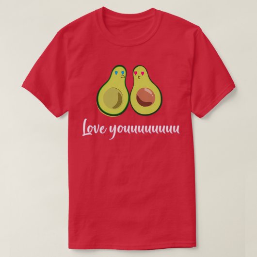Liebe Sie avocado Liebe Valentine Shirt (Design vorne)
