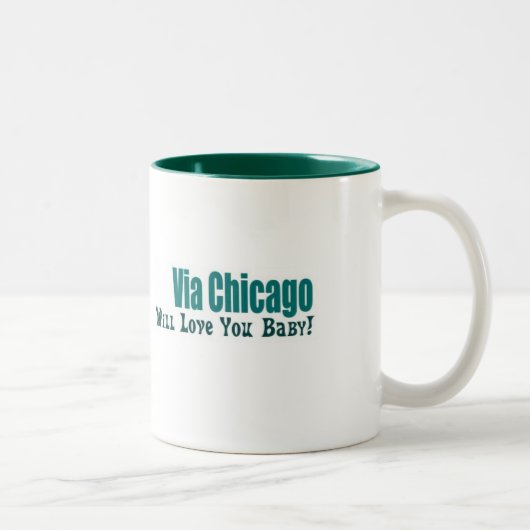 Liebe Sie Baby-Tasse Zweifarbige Tasse (Rechts)