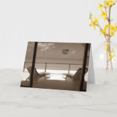 LIEBE SIE BEACH STYLE-ROMANTISCHE GETAWAY KARTE (Gelbe Blume)