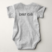 Liebe Sie Beary Mub Baby Bodysuit Baby Strampler (Rückseite)