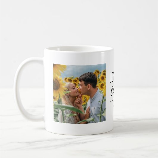 Liebe Sie benutzerdefinierten weiblichen Namen Geb Kaffeetasse (Links)