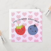 Liebe Sie Berry Berry Much Karte (Vorderseite/Rückseite Beispiel)