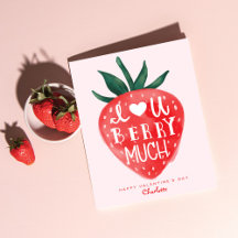 Liebe Sie Berry Much Red Strawberry Valentine