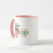 Liebe Sie Berry Much Strawberry Tasse (Vorderseite Links)