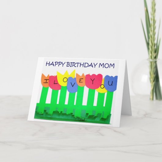 LIEBE SIE/BESONDERE MAMA GLÜCKLICH GEBURTSTAG KARTE (Vorderseite)