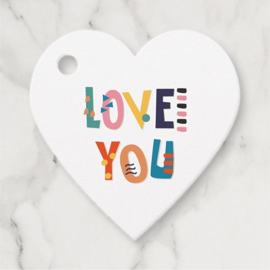 Liebe Sie bevorzugen Tag Geschenkanhänger (Vorderseite)