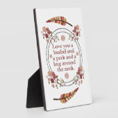 Liebe Sie buscheln und ein Peck Fotoplatte (Seite)