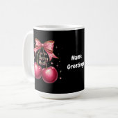 Liebe Sie Cherry viel ein süßes und sonniges Valen Kaffeetasse (Vorderseite Links)