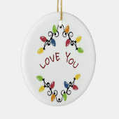***LIEBE SIE*** CHRISTMAS KERAMIK ORNAMENT (Rechts)
