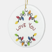 ***LIEBE SIE*** CHRISTMAS KERAMIK ORNAMENT (Links)