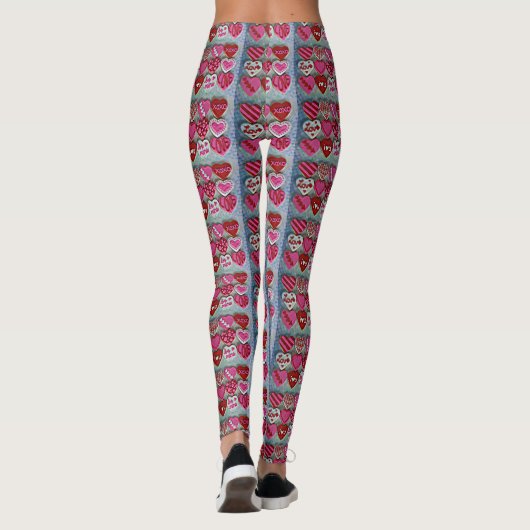 Liebe Sie Cookies Leggings (Rückseite)