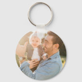 Liebe Sie 'Daddy' Custom Foto Collage Schlüsselanhänger (Rückseite)