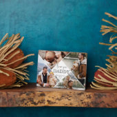 Liebe Sie Daddy Foto Collage Vater Halten Sie sich Fotoplatte (Seite)