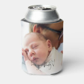 Liebe Sie Daddy Script Custom Foto Vathers Day Dosenkühler (Kanne Rückseite)