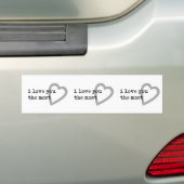Liebe Sie das niedlichste Herz Autoaufkleber (Auf Auto)