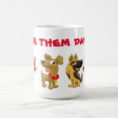 Liebe sie Dawgs! Kaffeetasse (Mittel)