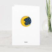 Liebe Sie den Mond und zurück Karte (Rückseite)