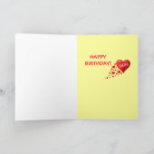 Liebe Sie diese viel Niedliche Tiger Happy Birthda Karte (Innenseite)