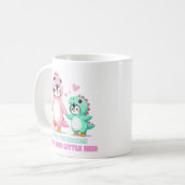 Liebe Sie, Dino-Mama Personalisiert Kaffeetasse (Vorderseite Links)