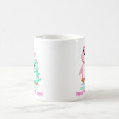 Liebe Sie, Dino-Mama Personalisiert Kaffeetasse (Mittel)