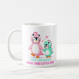 Liebe Sie, Dino-Mama Personalisiert Kaffeetasse