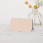 Liebe sie ein Latte Kaffee Boho Brautparty Platzkarte (Rückseite)