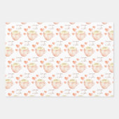 Liebe Sie ein 'Latte Wrapping Paper Sheets Geschenkpapier Set (Vorderseite 2)