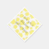 Liebe Sie eine tausendgelbe Miene Serviette (Ecke)