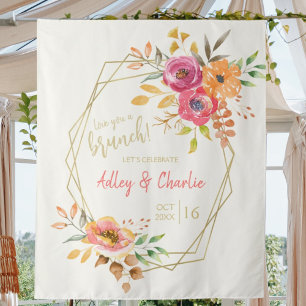 Liebe Sie einen Brunch Fall Blumenkohl Polterabend Wandteppich