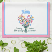 Liebe Sie Erinnerung Küchentuch - Bouquet (Pink) (Gefaltet)