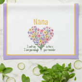 Liebe Sie Erinnerung Küchentuch - Florenz (Lila) (Gefaltet)