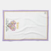 Liebe Sie Erinnerung Küchentuch - Florenz (Lila) (Horizontal)