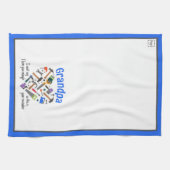 Liebe Sie Erinnerung Küchentuch - Werkzeuge (blau) (Horizontal)