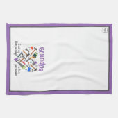 Liebe Sie Erinnerung Küchentuch - Werkzeuge (Lila) (Horizontal)