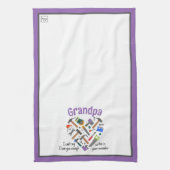 Liebe Sie Erinnerung Küchentuch - Werkzeuge (Lila) (Vertikal)