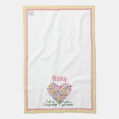 Liebe Sie Erinnerung Küchentücher - Blüte (Gelb) (Vertikal)