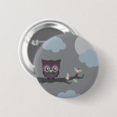 Liebe Sie Eule-Weisen! Button (Vorne & Hinten)