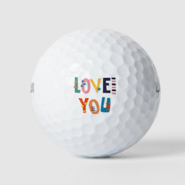 Liebe Sie Farben Golfball