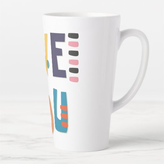 Liebe Sie Farben Milchtasse (Rechts)