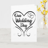 *LIEBE SIE FEIERN* AN UNSEREM *WEDD TAG* KARTE (Gelbe Blume)