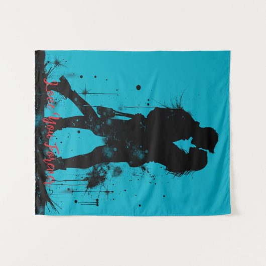 Liebe Sie Forever Medium (50" x 60") Tapestry Wandteppich (Vorderseite (Horizontal))